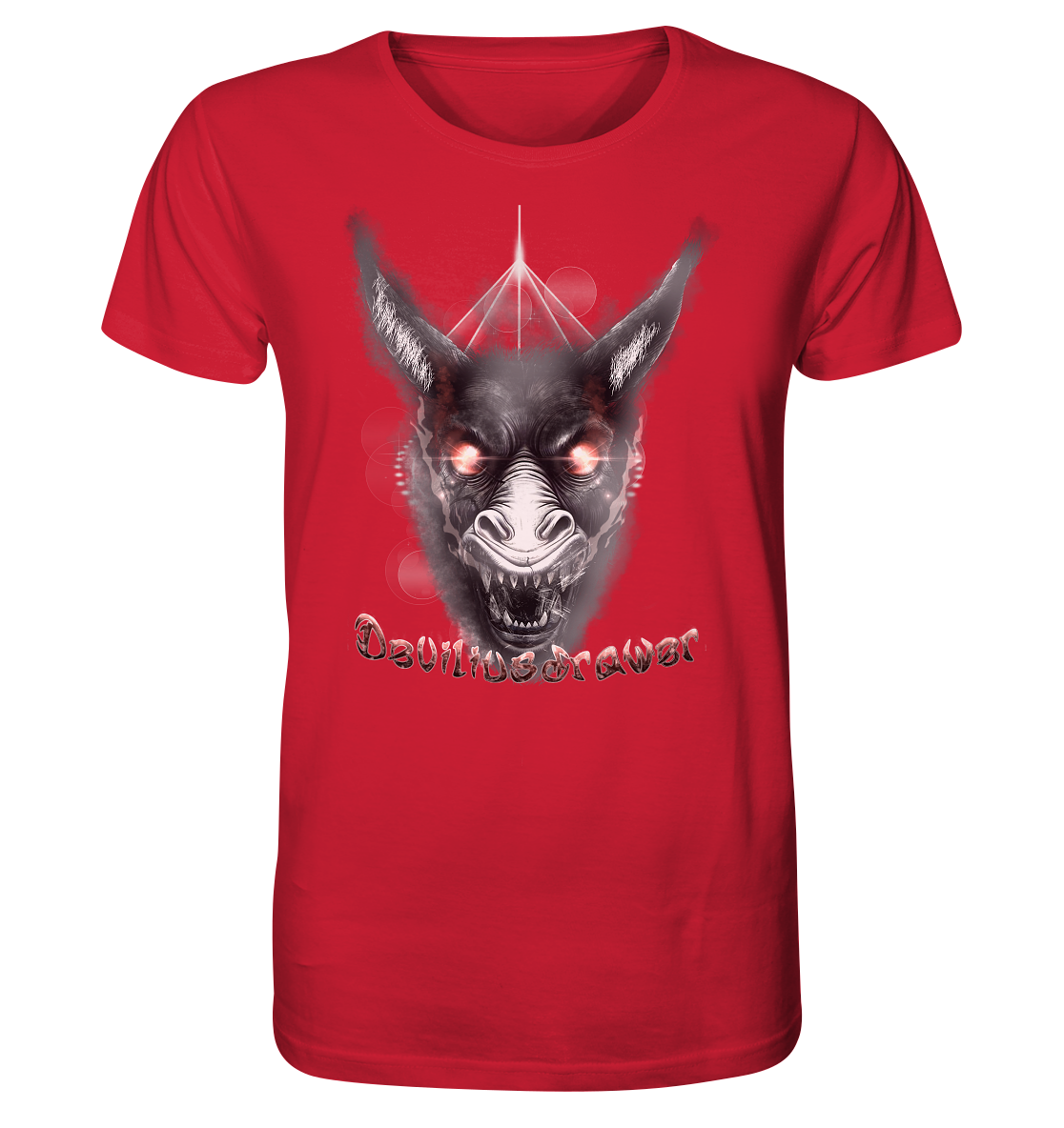 Deviliusdrawer Evil Donkey - Organic Shirt