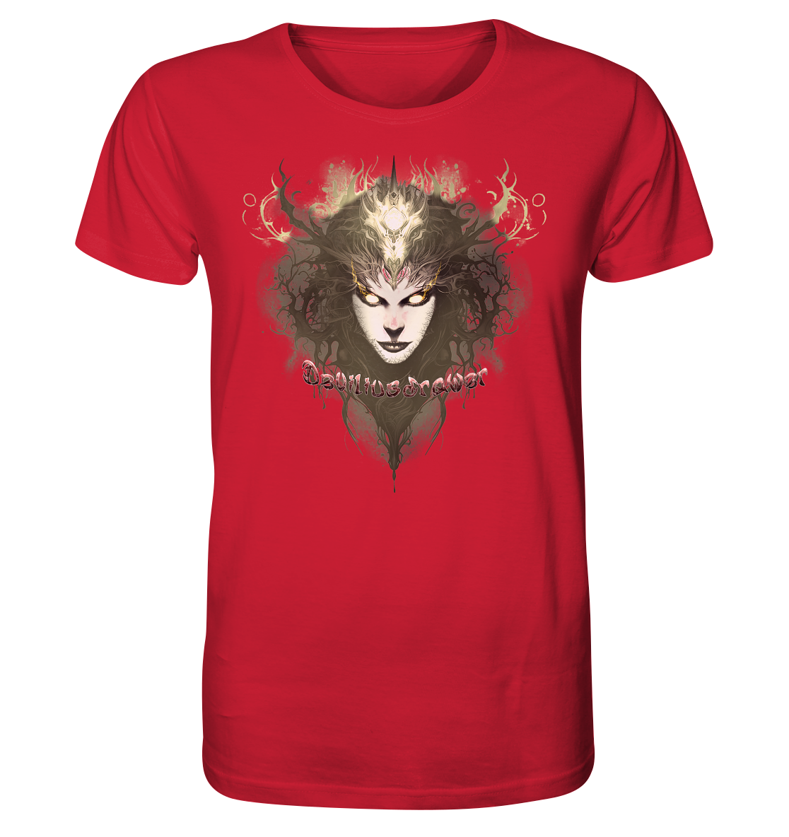 Deviliusdrawer Golden Demonica - Organic Shirt