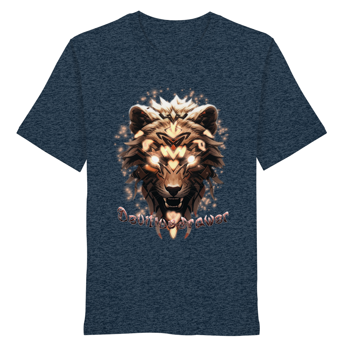 Deviliusdrawer Gold Weartiger - Organic Shirt