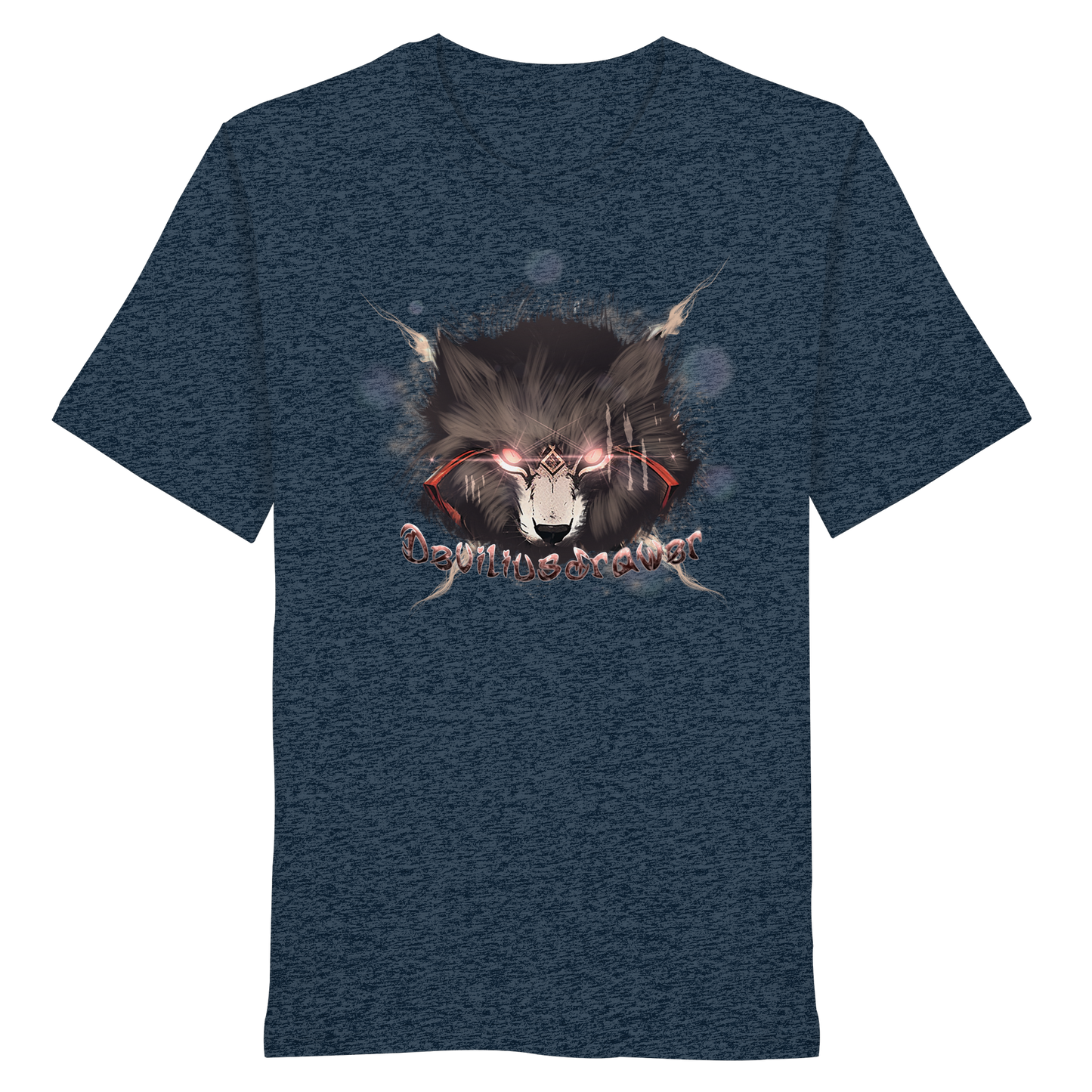 Deviliusdrawer Sparking Wolf - Organic Shirt