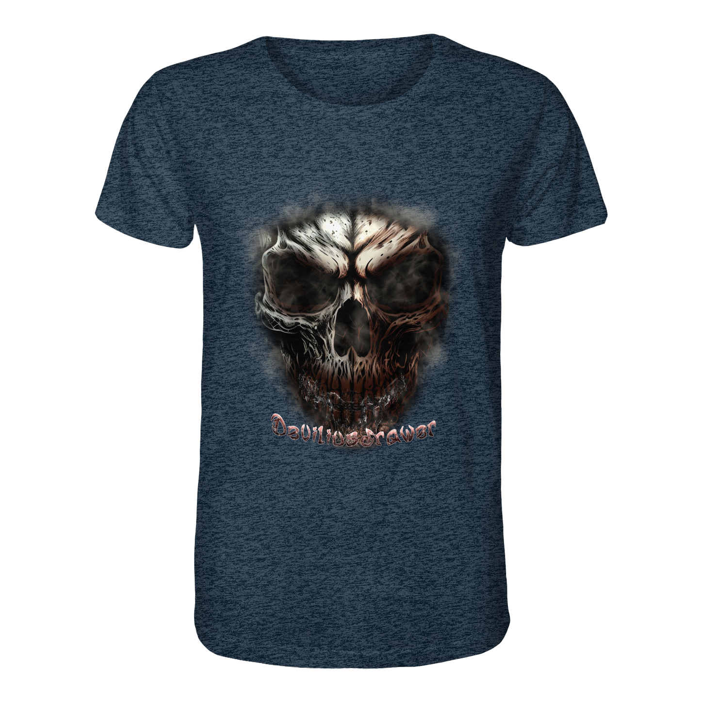 Deviliusdrawer Fire Skeleton - Organic Shirt