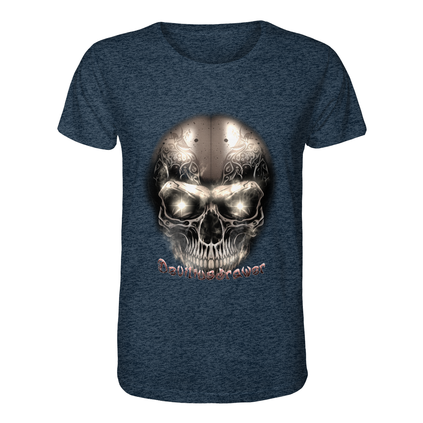 Deviliusdrawer Fire Skeleton Iron - Organic Shirt
