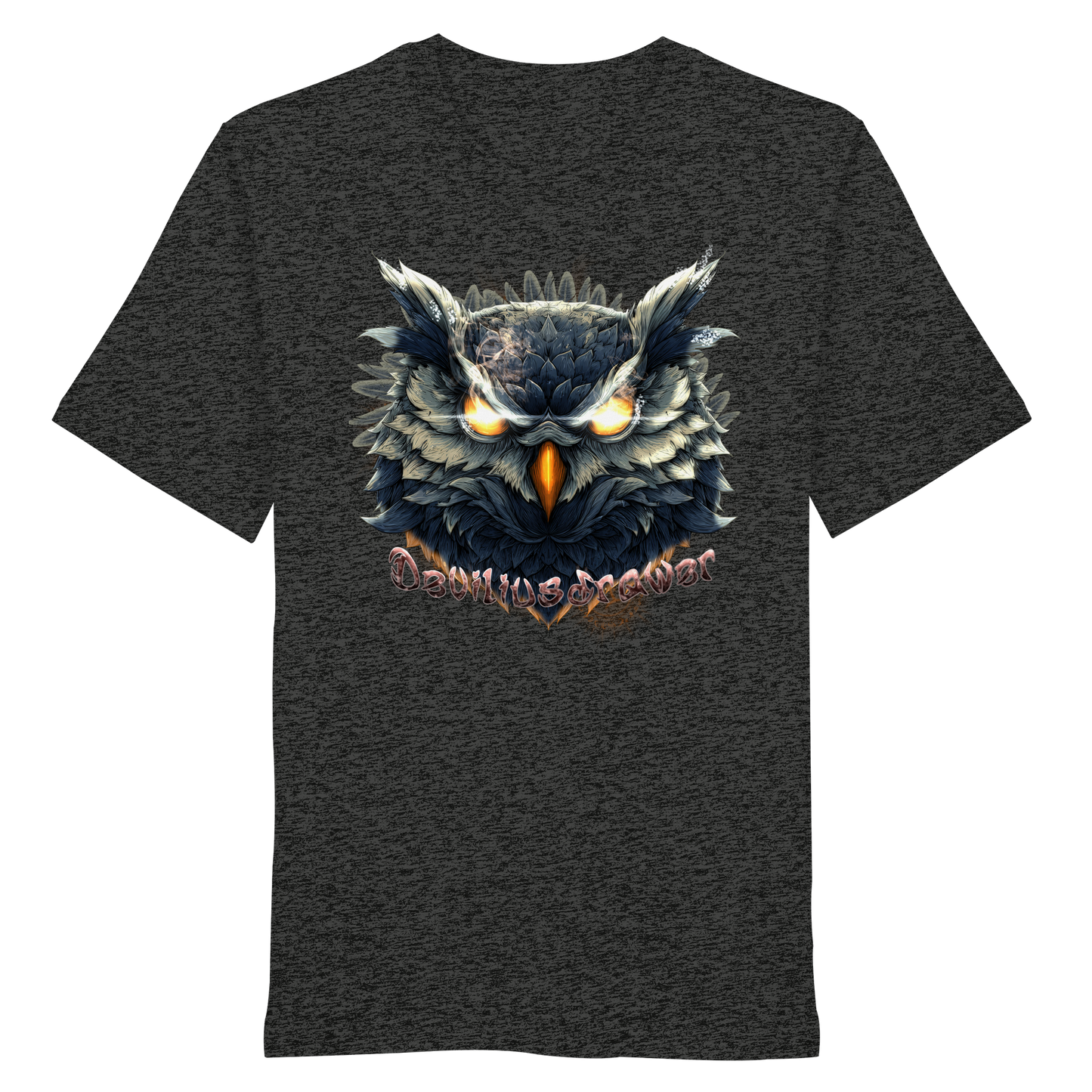 Deviliusdrawer Dark Fire Owl - Organic Shirt