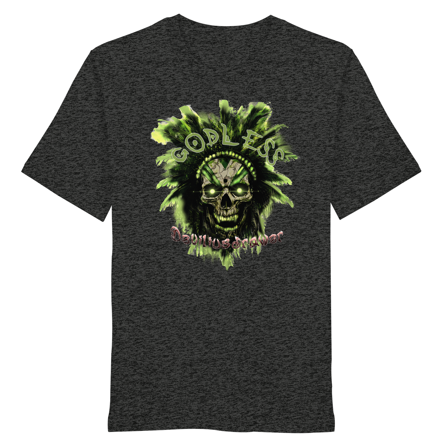 Deviliusdrawer Godless Skull - Organic Shirt