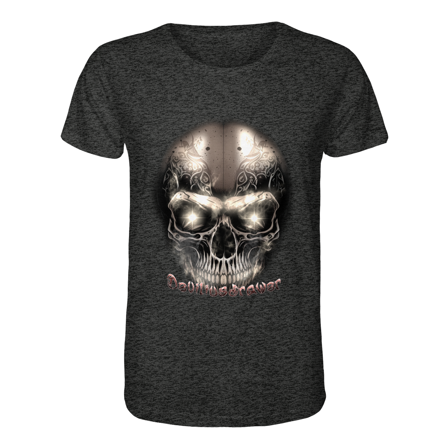 Deviliusdrawer Fire Skeleton Iron - Organic Shirt