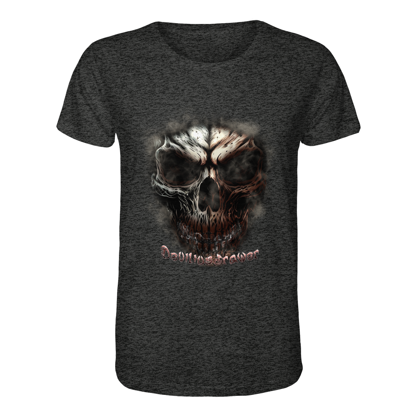 Deviliusdrawer Fire Skeleton - Organic Shirt