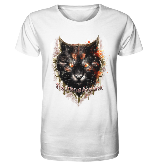 Deviliusdrawer Red Devil Cat - Organic Shirt