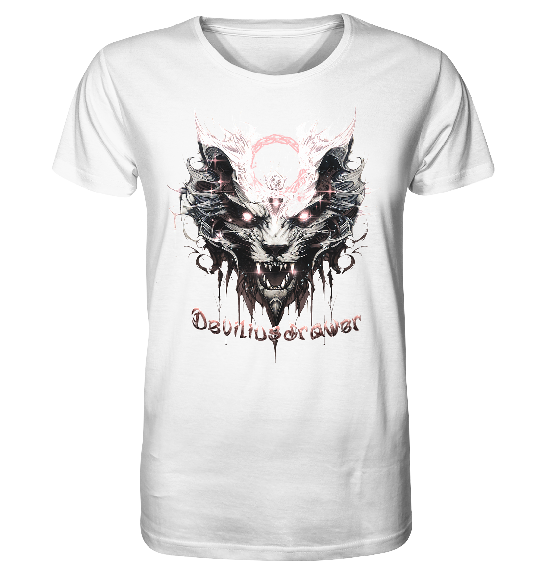 Deviliusdrawer Demonic Glow Cat - Organic Shirt