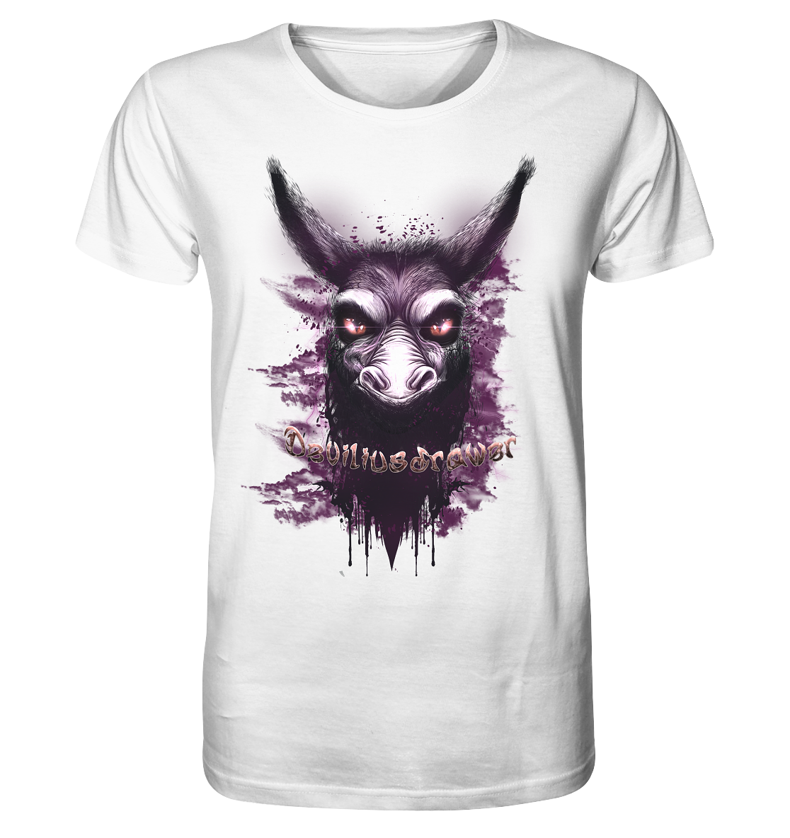 Deviliusdrawer Purple Donkey - Organic Shirt