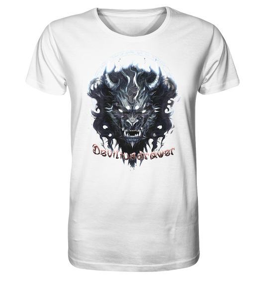 Deviliusdrawer Dark Wolf Mask - Organic Shirt