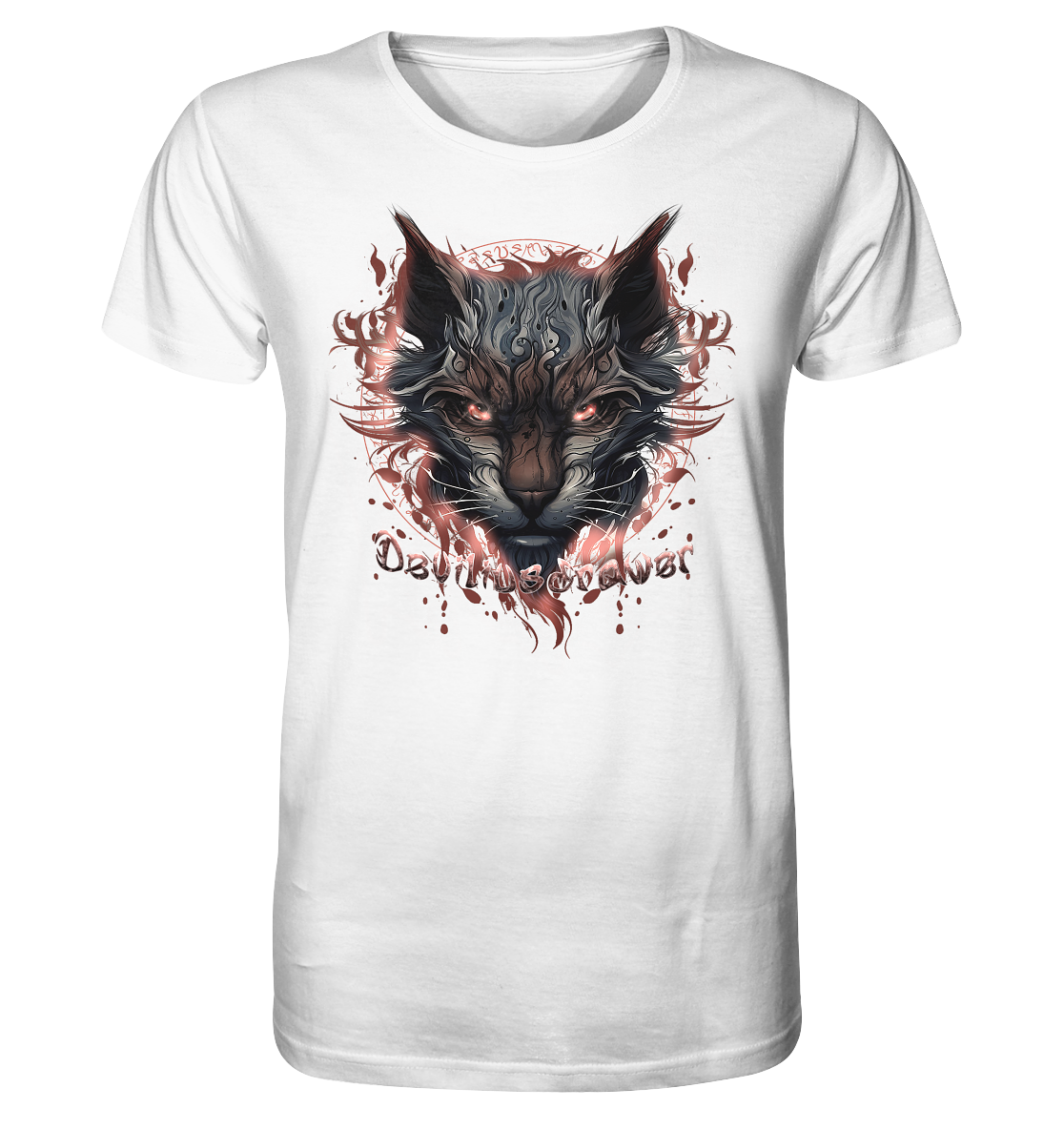 Deviliusdrawer Devil Cat - Organic Shirt