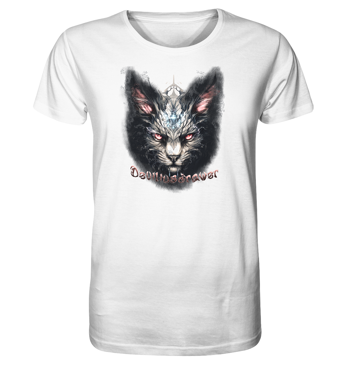 Deviliusdrawer Myshtical Redeyed Cat - Organic Shirt