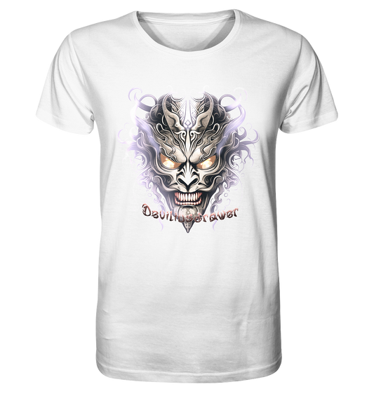 Deviliusdrawer Demon Mask Violet - Organic Shirt