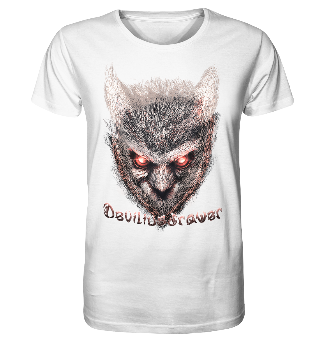 Deviliusdrawer Red Eyed Owl - Organic Shirt