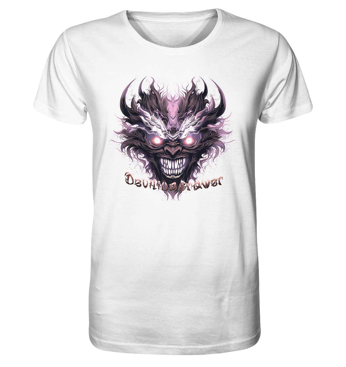 Deviliusdrawer Crazy Mask - Organic Shirt