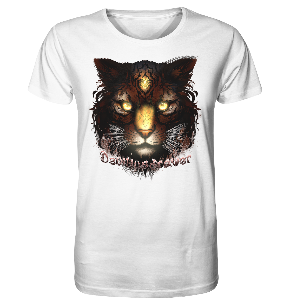 Deviliusdrawer Gold Tigercat - Organic Shirt