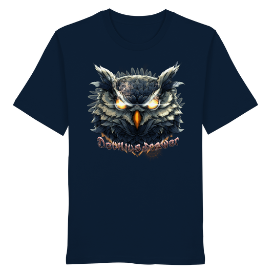 Deviliusdrawer Dark Fire Owl - Organic Shirt