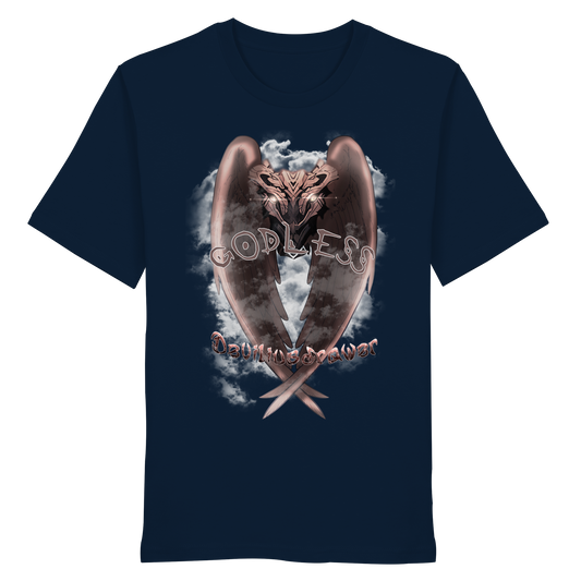 Deviliusdrawer Godless Owl - Organic Shirt
