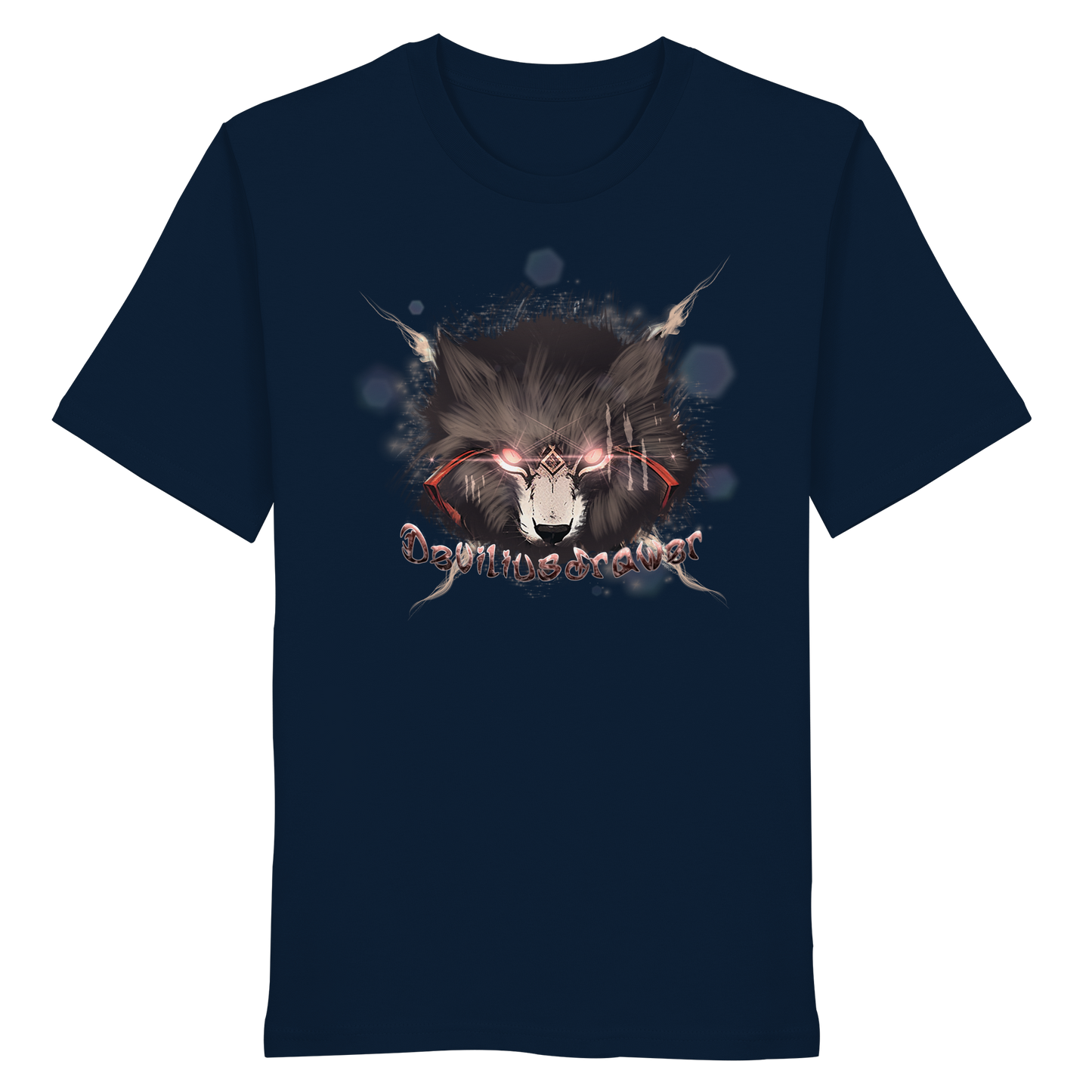 Deviliusdrawer Sparking Wolf - Organic Shirt