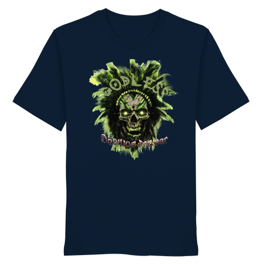 Deviliusdrawer Godless Skull - Organic Shirt