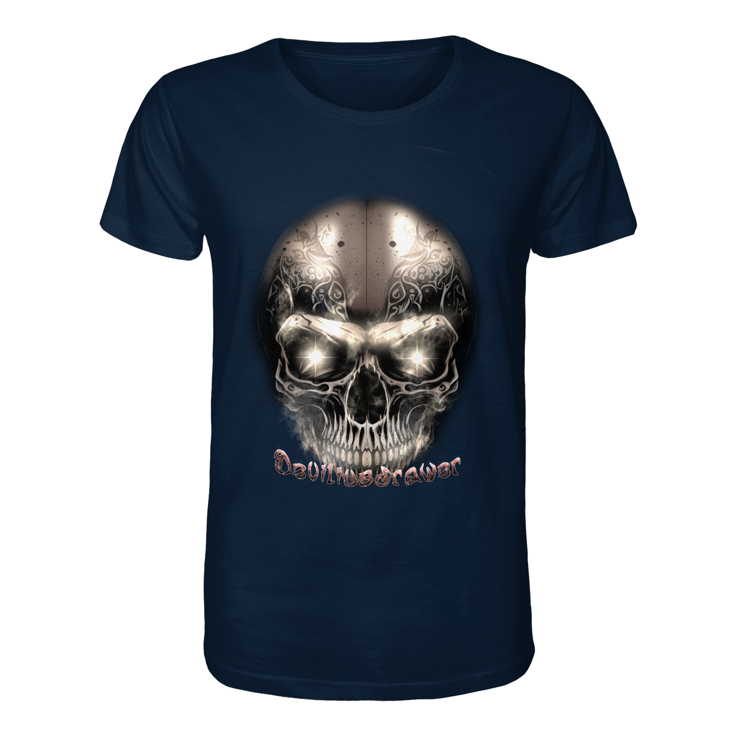 Deviliusdrawer Fire Skeleton Iron - Organic Shirt