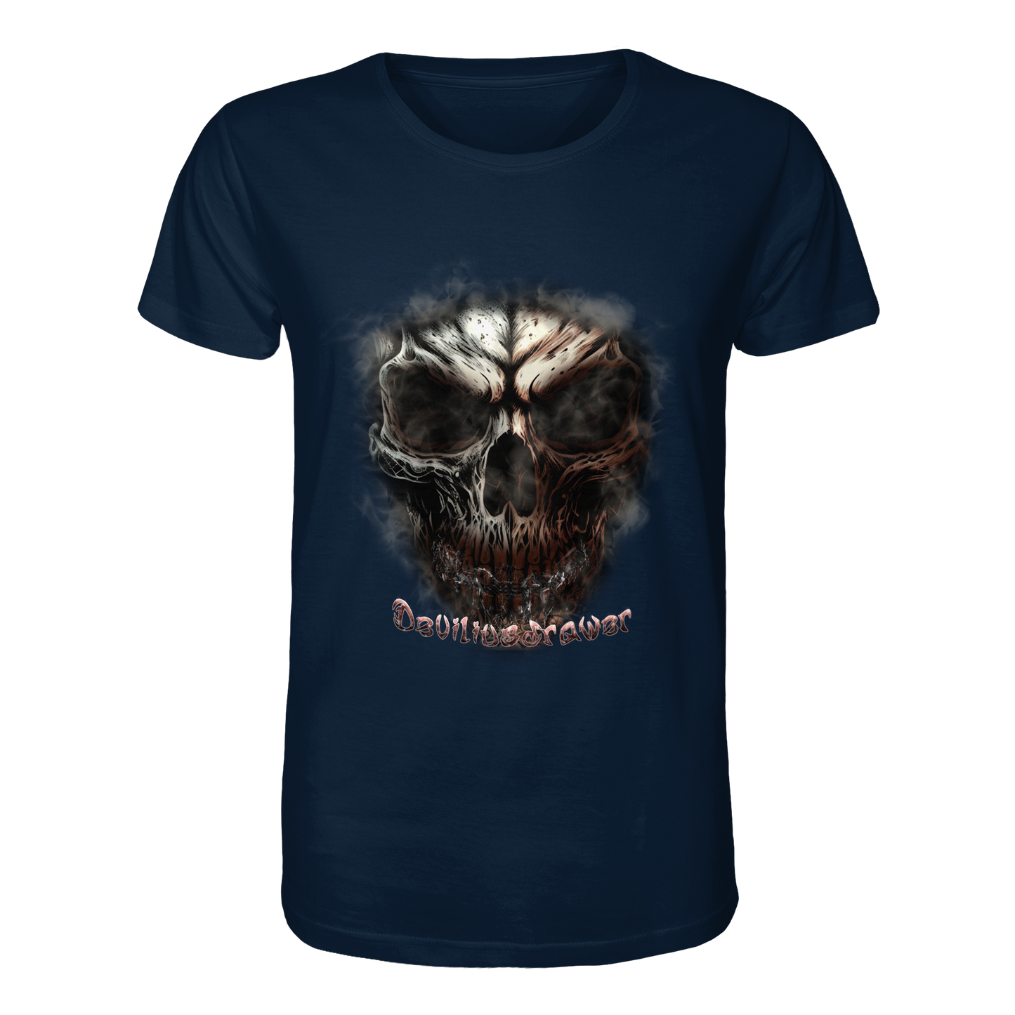 Deviliusdrawer Fire Skeleton - Organic Shirt