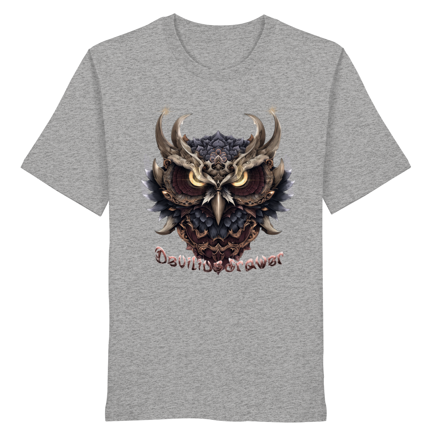 Deviliusdrawer Golden Owl - Organic Shirt