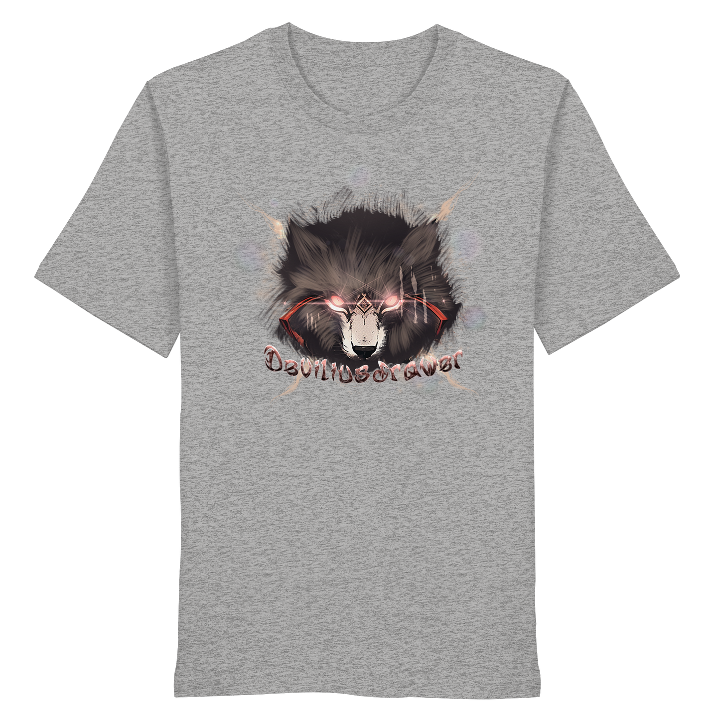 Deviliusdrawer Sparking Wolf - Organic Shirt