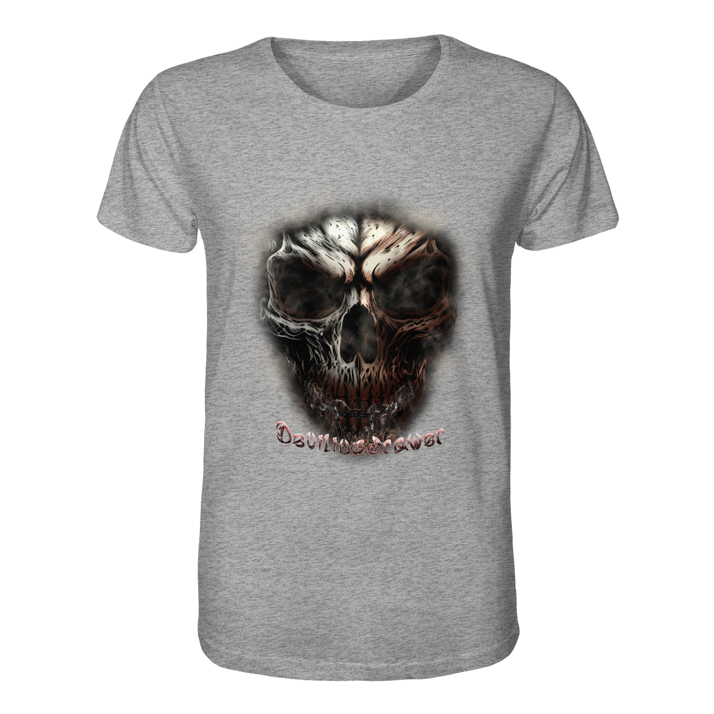 Deviliusdrawer Fire Skeleton - Organic Shirt