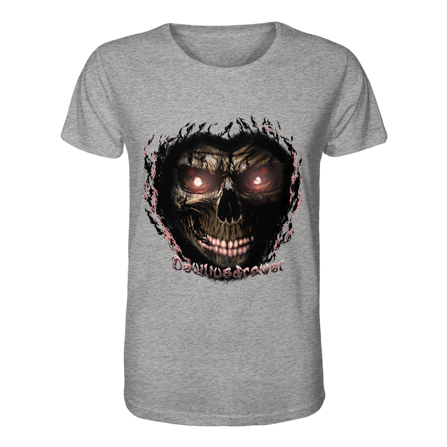 Deviliusdrawer Glow Skeleton - Organic Shirt