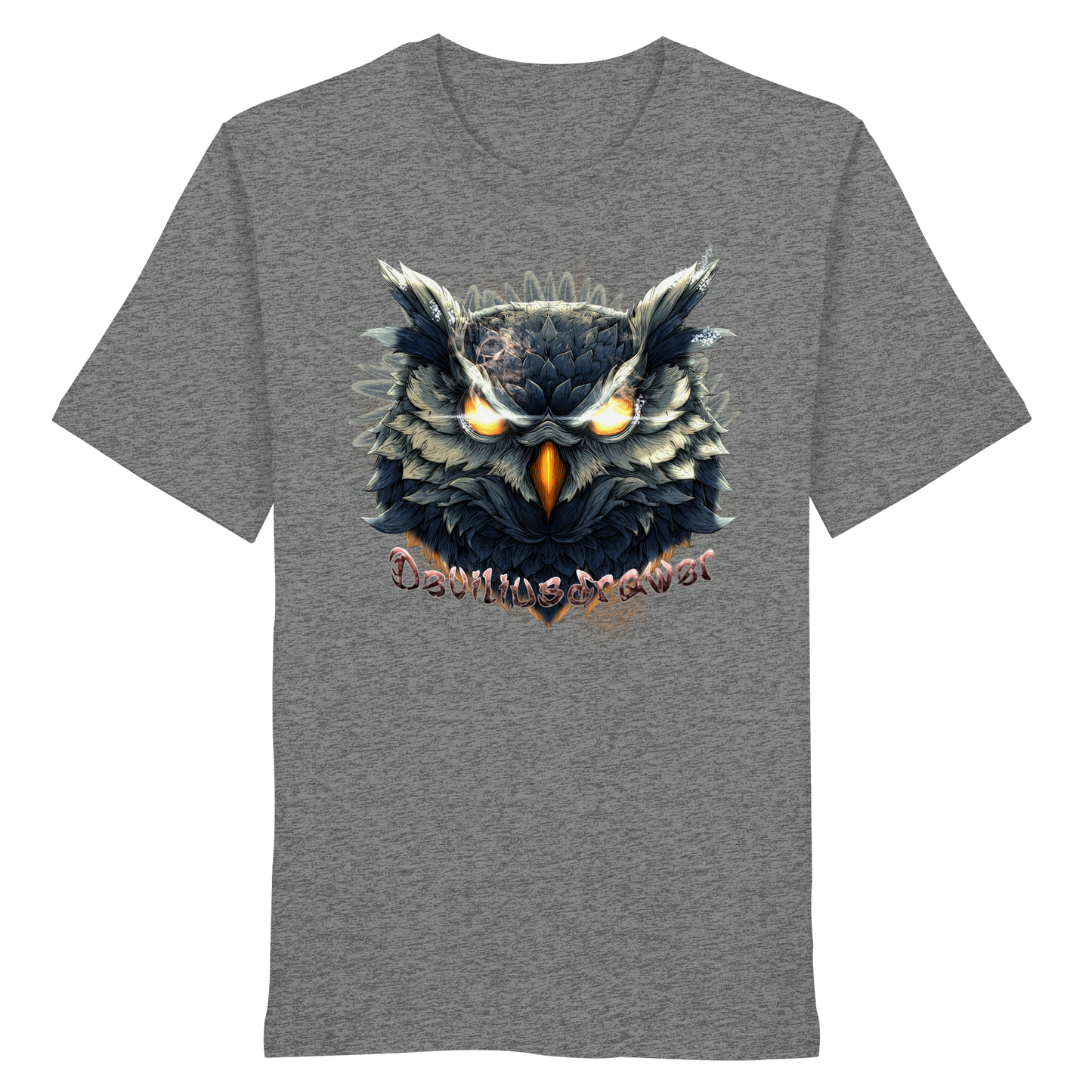 Deviliusdrawer Dark Fire Owl - Organic Shirt