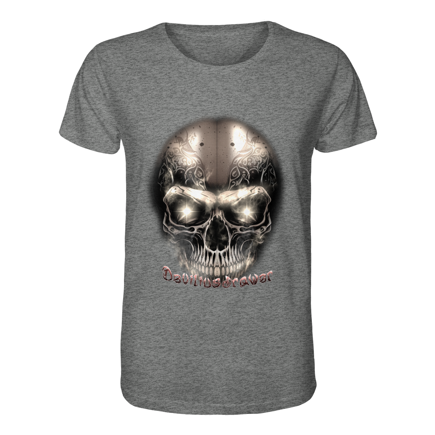 Deviliusdrawer Fire Skeleton Iron - Organic Shirt