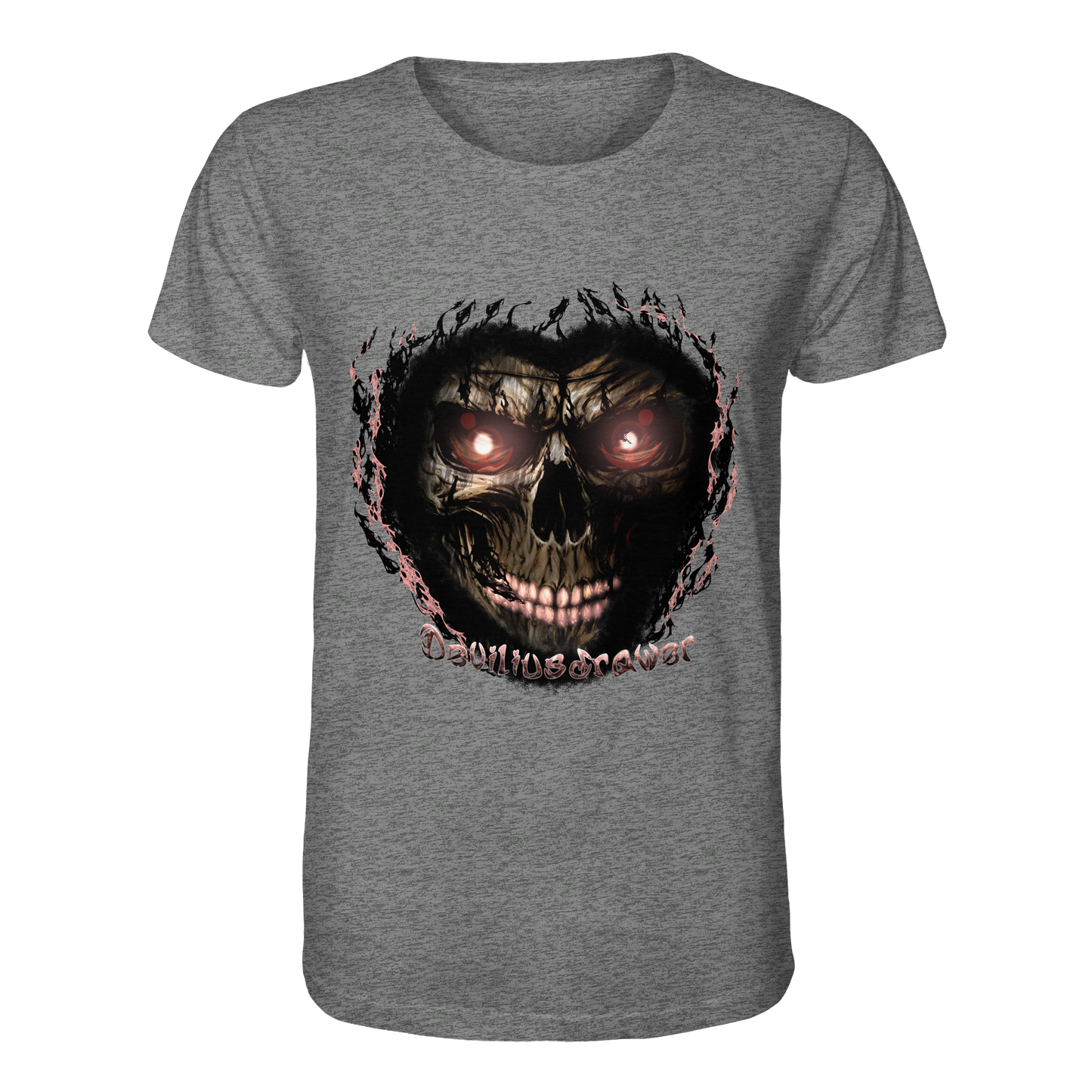 Deviliusdrawer Glow Skeleton - Organic Shirt