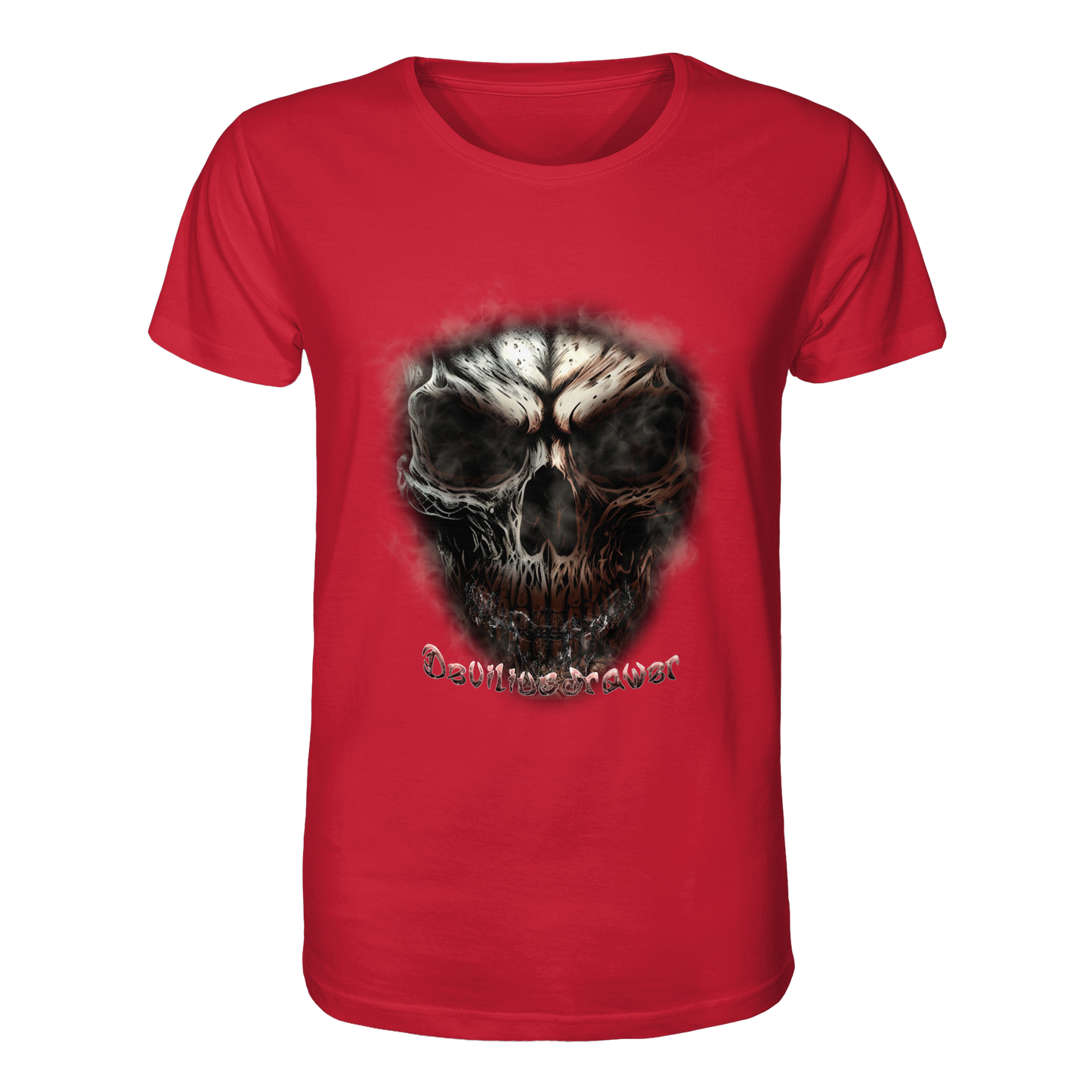 Deviliusdrawer Fire Skeleton - Organic Shirt