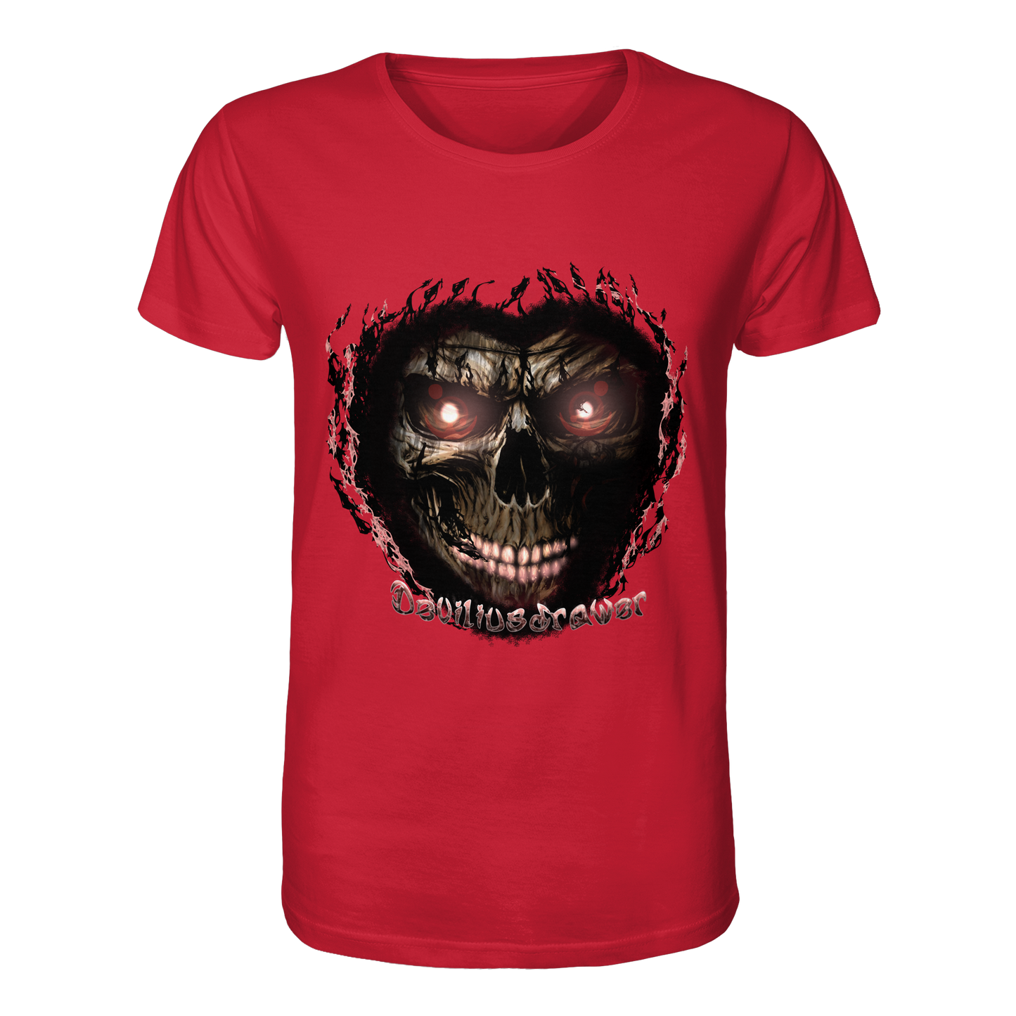 Deviliusdrawer Glow Skeleton - Organic Shirt