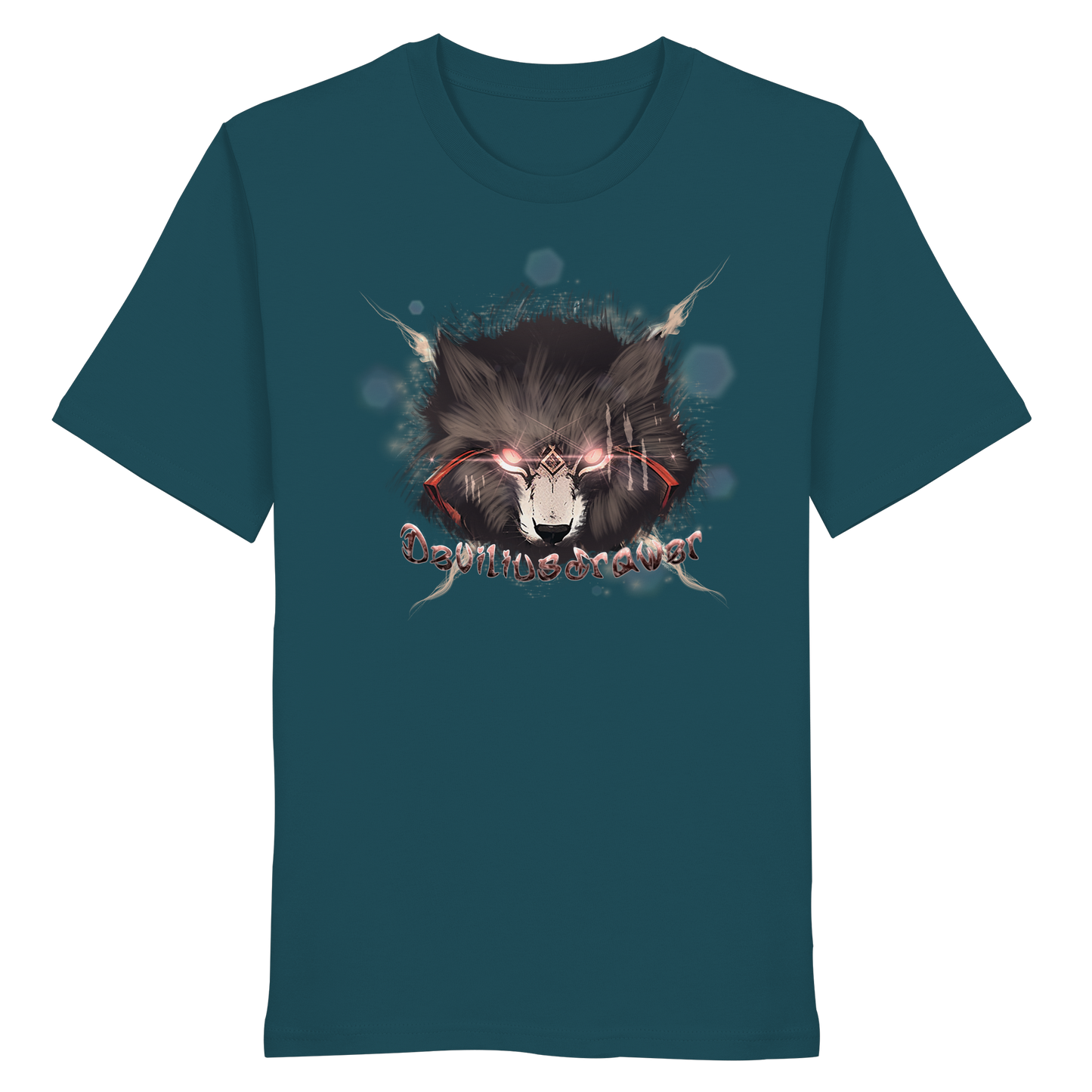 Deviliusdrawer Sparking Wolf - Organic Shirt
