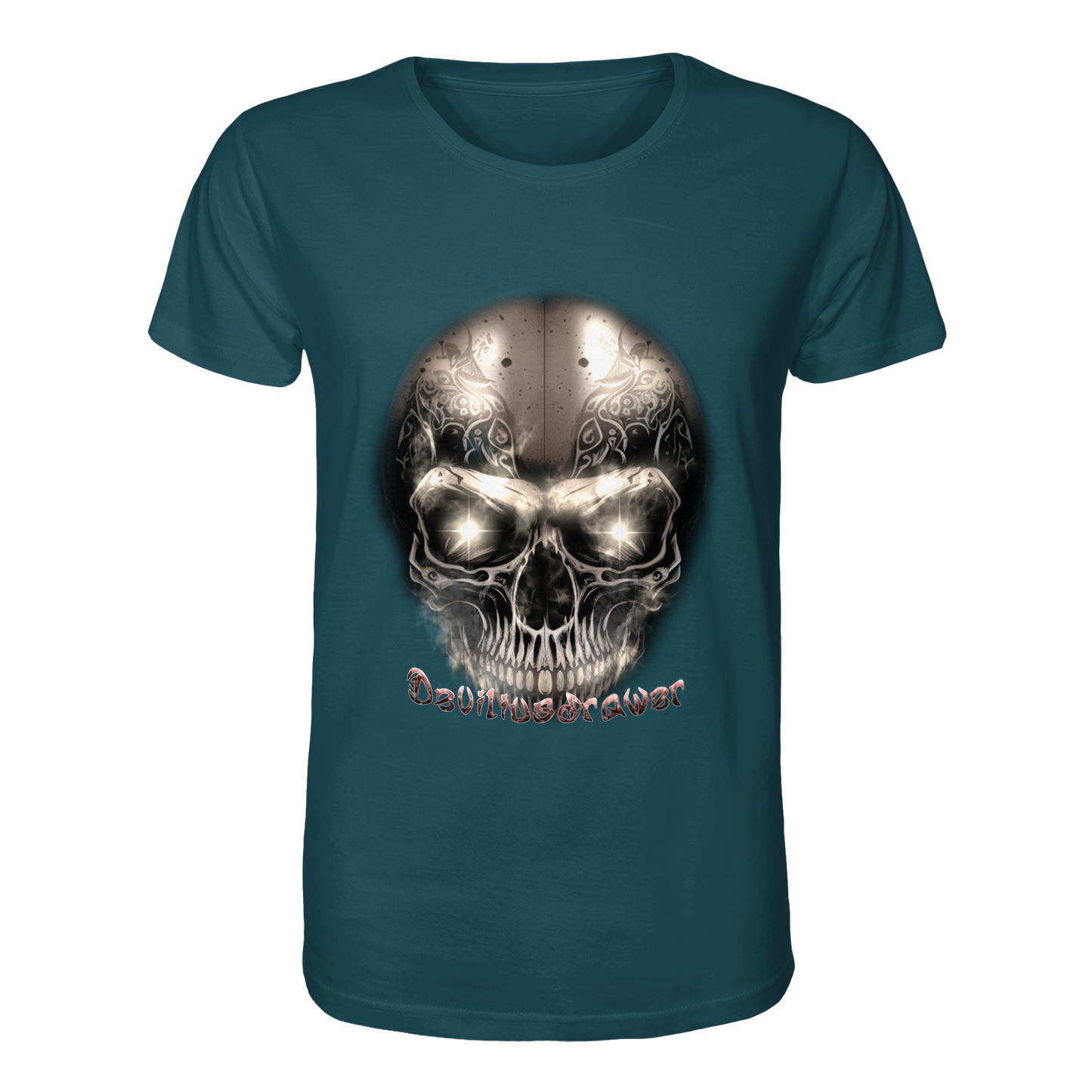 Deviliusdrawer Fire Skeleton Iron - Organic Shirt