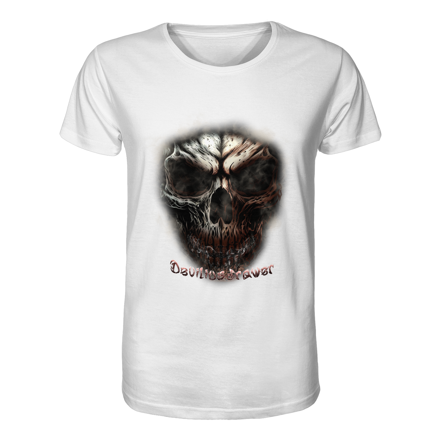 Deviliusdrawer Fire Skeleton - Organic Shirt