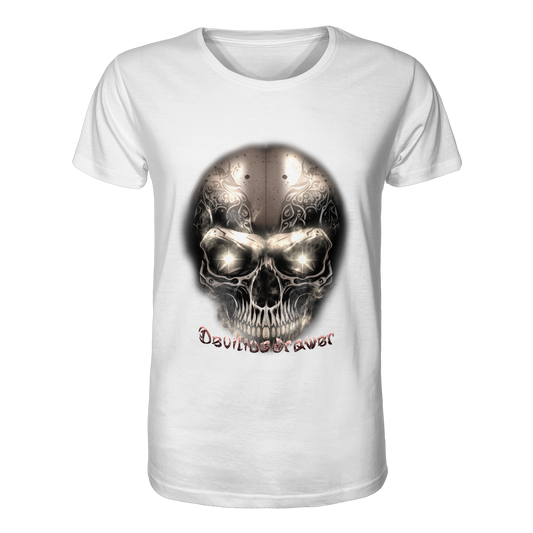 Deviliusdrawer Fire Skeleton Iron - Organic Shirt