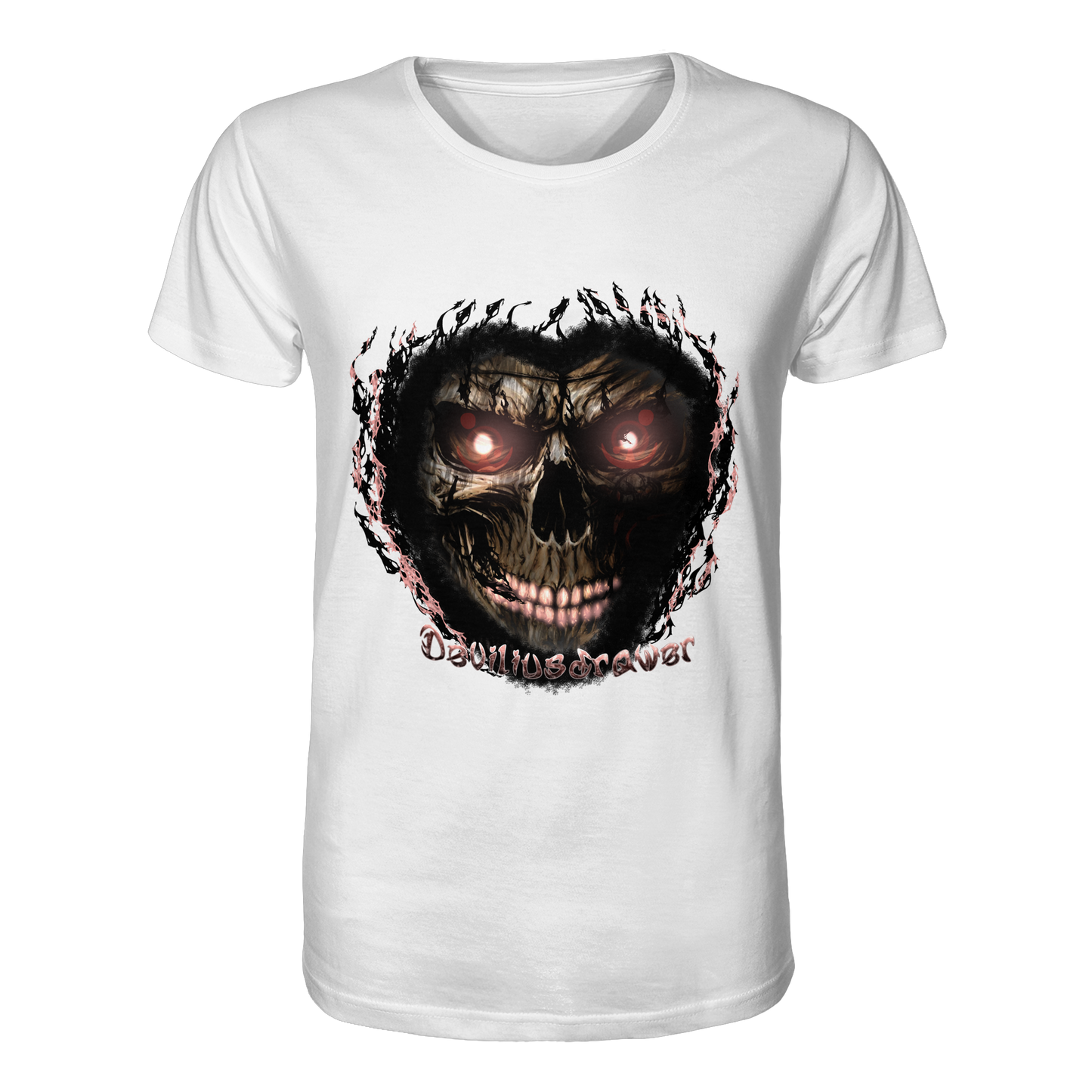 Deviliusdrawer Glow Skeleton - Organic Shirt