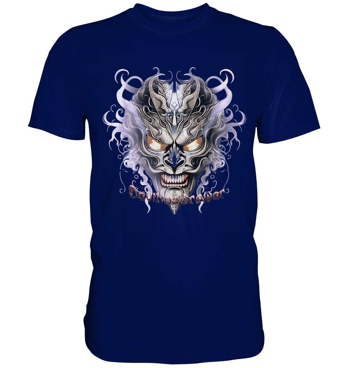 Deviliusdrawer Demon Mask Violet - Premium Shirt