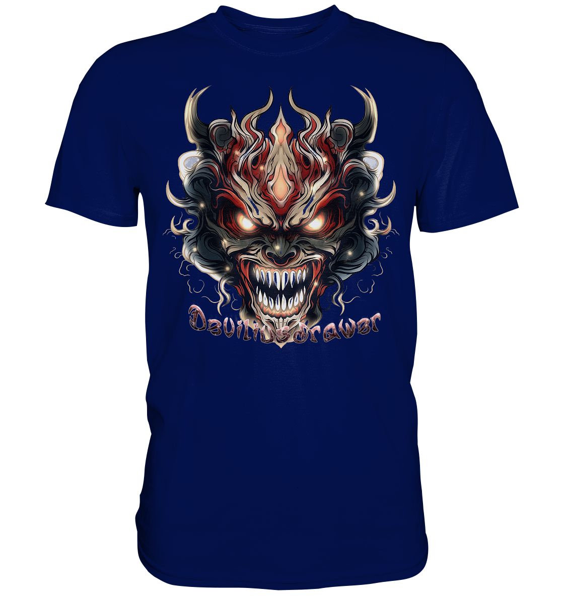 Deviliusdrawer Evil Vamp Mask - Premium Shirt