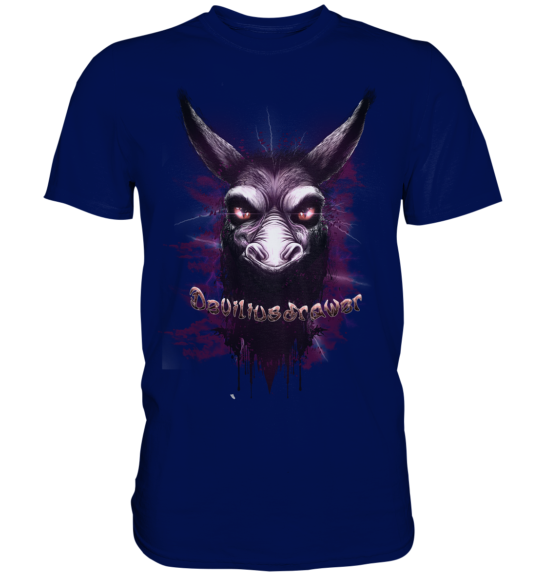 Deviliusdrawer Purple Donkey - Premium Shirt