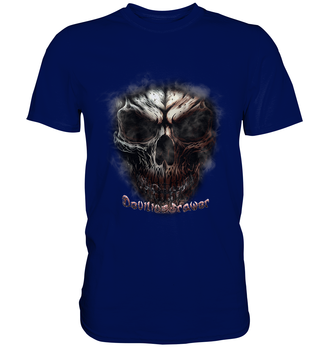 Deviliusdrawer Fire Skeleton - Premium Shirt