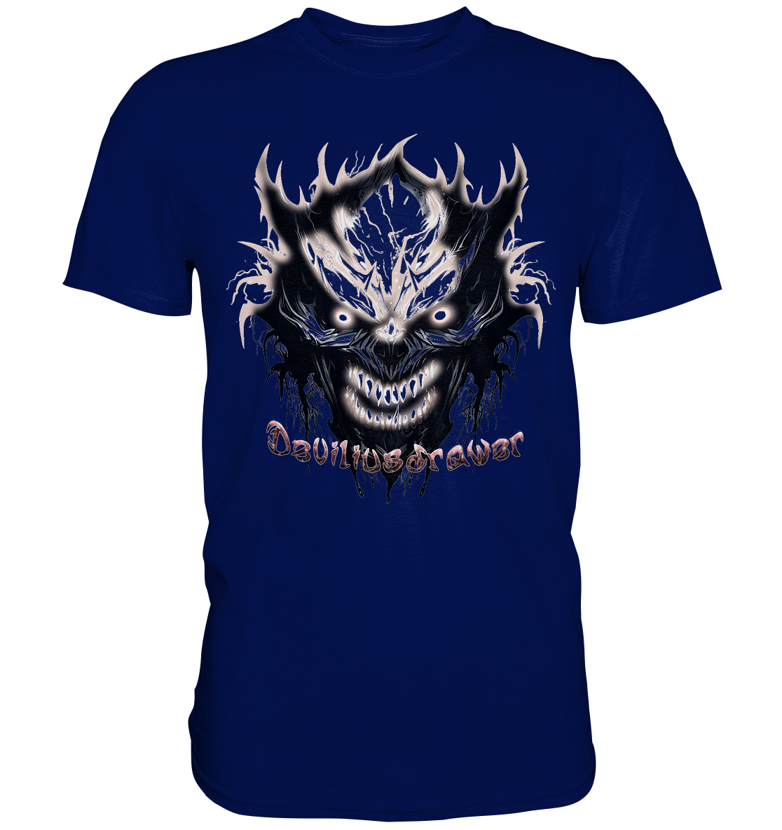 Deviliusdrawer Crazy Glow Devil - Premium Shirt