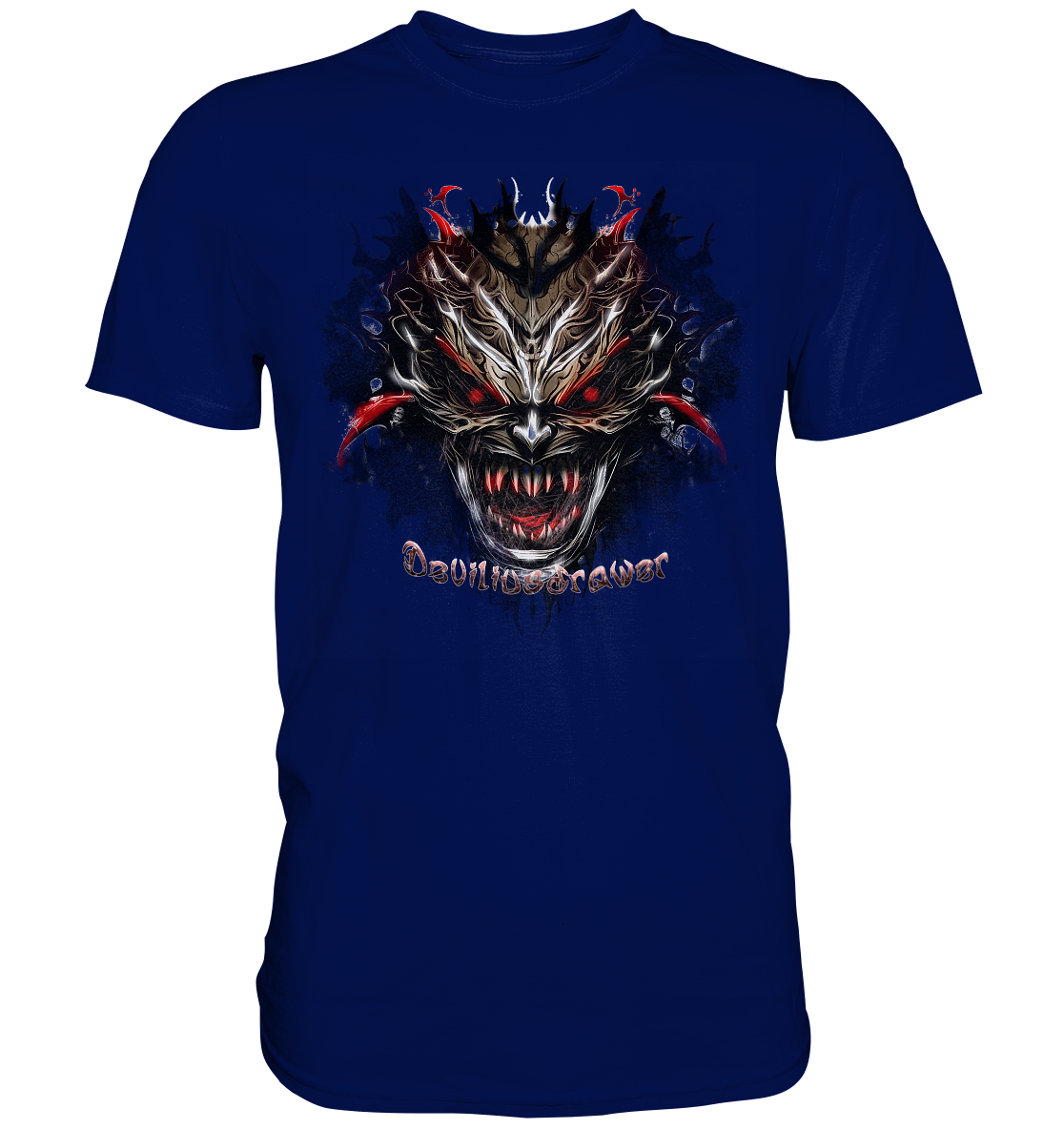 Deviliusdrawer Dark Redeyed Devil - Premium Shirt