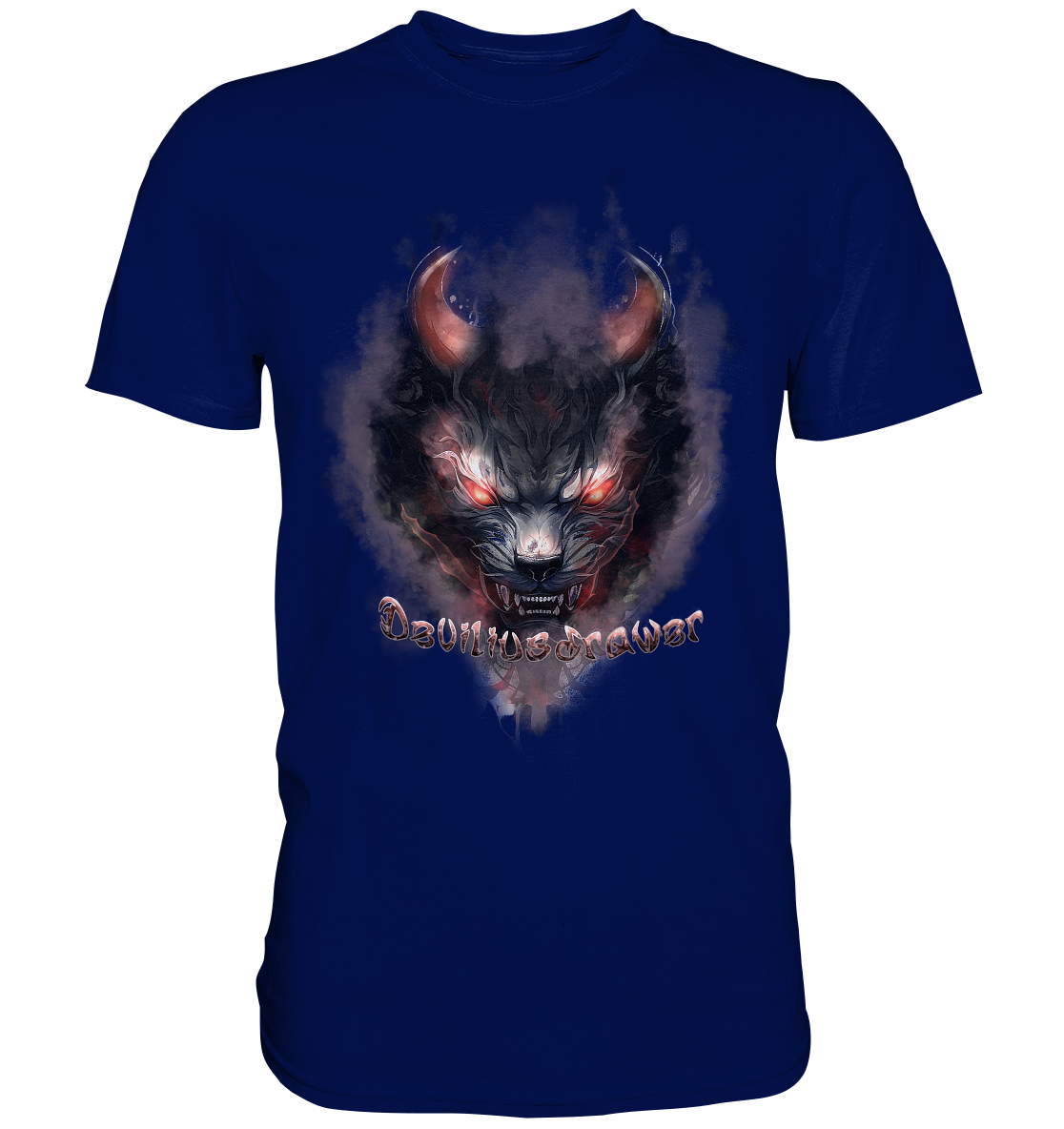 Deviliusdrawer Red Smoked Cat - Premium Shirt