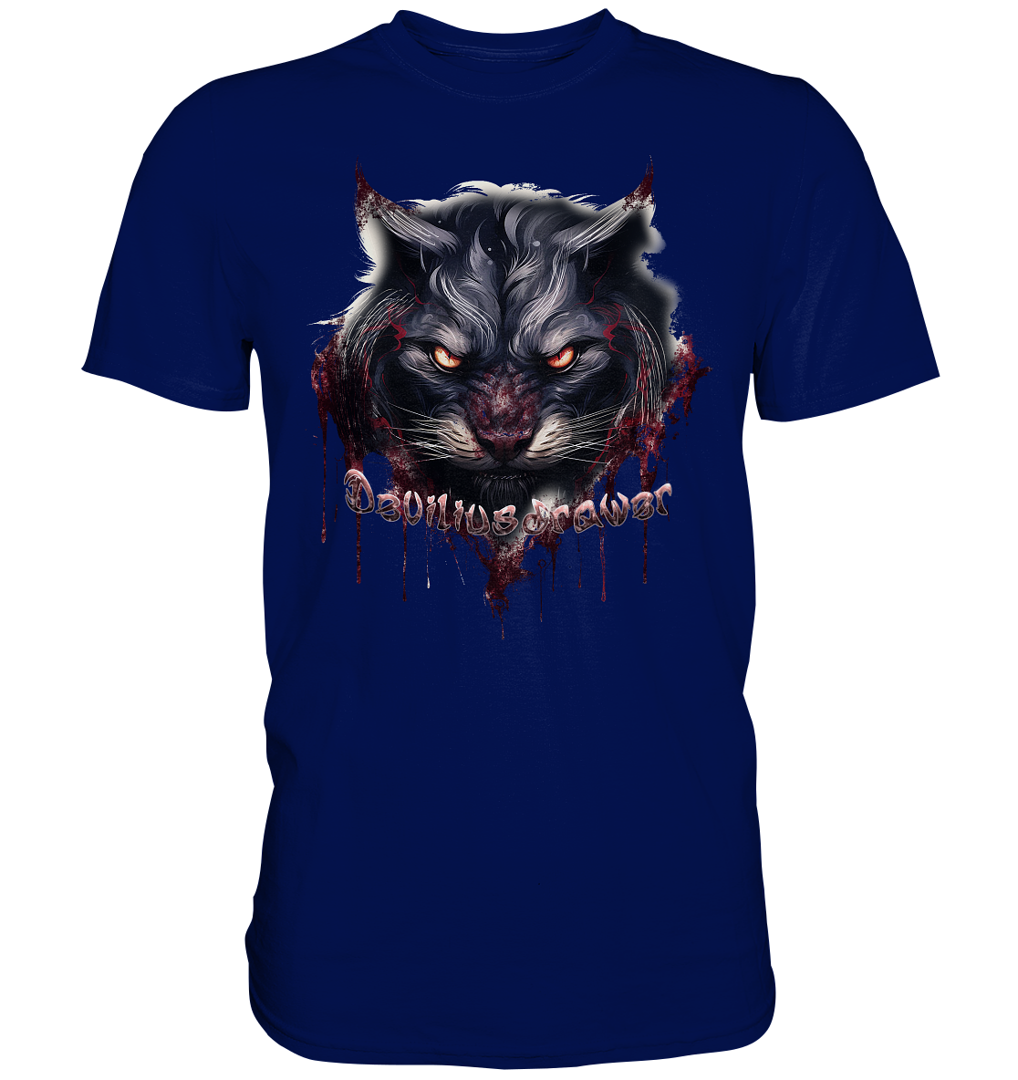 Deviliusdrawer Badass Cat - Premium Shirt