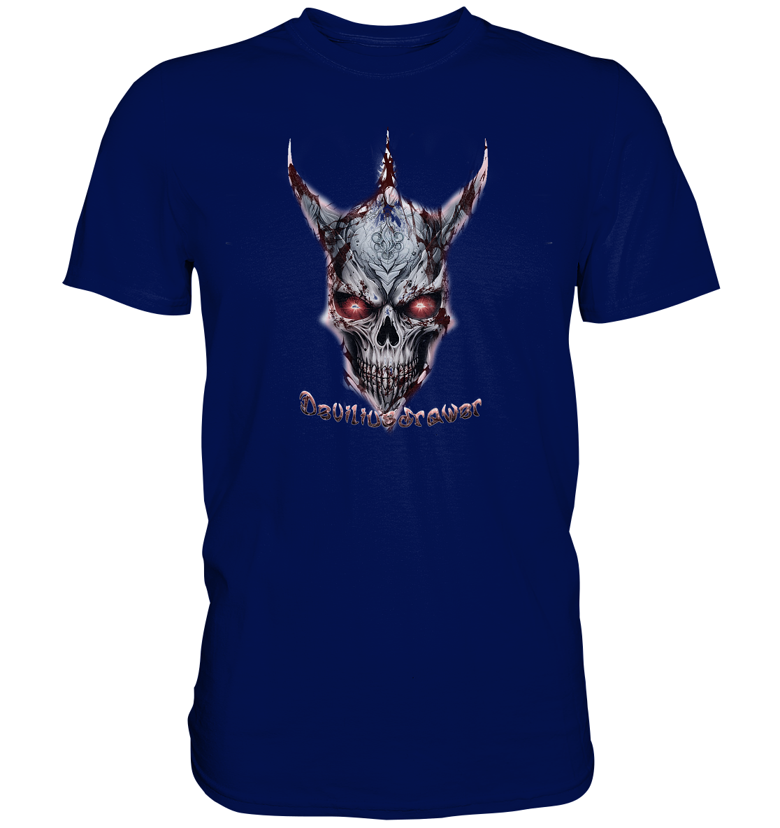 Deviliusdrawer Bloody Skeleton - Premium Shirt