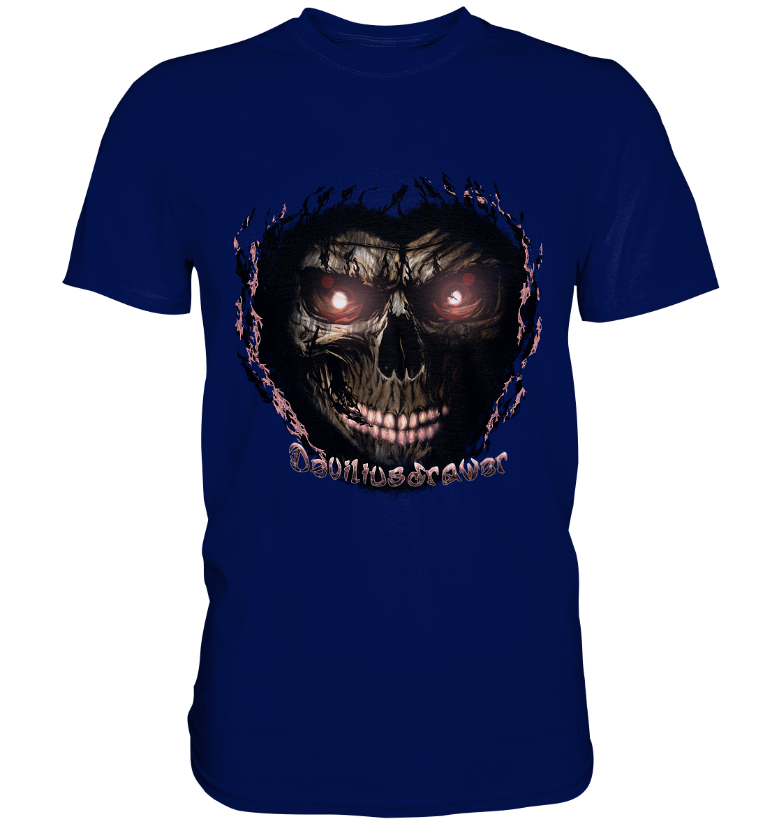 Deviliusdrawer Glow Skeleton - Premium Shirt